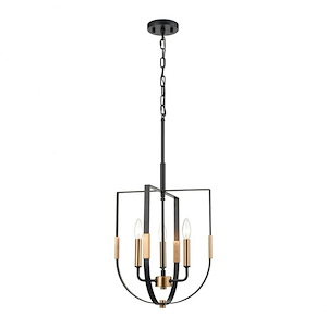 Heathrow - 3 Light Pendant in Transitional Style with Luxe/Glam and Art Deco inspirations - 17 Inches tall and 14 inches wide