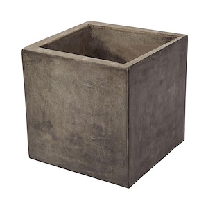 Cubo - Transitional Style w/ ModernFarmhouse inspirations - Concrete Planter - 12 Inches tall 12 Inches wide - 873222