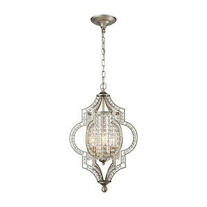 Gabrielle - 3 Light Chandelier in Traditional Style with Boho and Victorian inspirations - 22 Inches tall and 14 inches wide