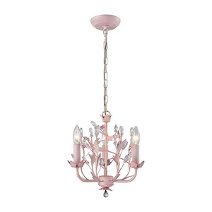 Circeo - 3 Light Chandelier in Traditional Style with Shabby Chic and Nature/Organic inspirations - 12 Inches tall and 13 inches wide