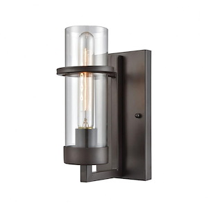 Holbrook - 1 Light Wall Sconce in Transitional Style with Modern Farmhouse and Country/Cottage inspirations - 10 Inches tall and 5 inches wide