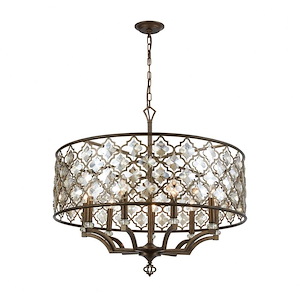 Armand - 9 Light Chandelier in Traditional Style with Luxe/Glam and Victorian inspirations - 28 Inches tall and 32 inches wide - 705104