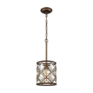 Armand - 1 Light Mini Pendant In Traditional Style-9 Inches Tall and 8 Inches Wide