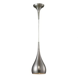 Lindsey - 9.5W 1 LED Mini Pendant in Modern/Contemporary Style with Mid-Century and Scandinavian inspirations - 14 Inches tall and 6 inches wide - 1208746