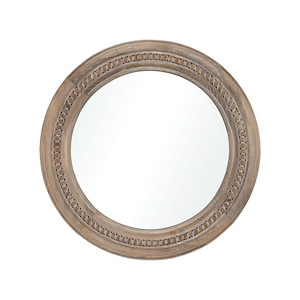 Riverrun - Transitional Style w/ Coastal/Beach inspirations - Fir Wood Mirror - 20 Inches tall 20 Inches wide