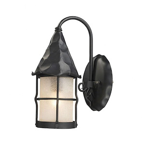 Rustica - 1 Light Outdoor Wall Sconce in Traditional Style with Southwestern and Country/Cottage inspirations - 14 Inches tall and 7.5 inches wide - 372361