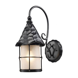 Rustica - 1 Light Outdoor Wall Lantern in Traditional Style with Southwestern and Country/Cottage inspirations - 19 Inches tall and 10 inches wide