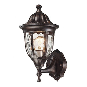 Glendale - 1 Light Outdoor Wall Lantern in Traditional Style with Victorian and Rustic inspirations - 13 Inches tall and 7 inches wide