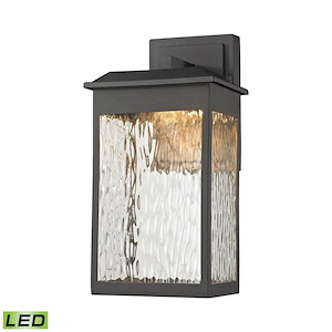 Newcastle - 6W 1 LED Outdoor Wall Sconce in Transitional Style with Southwestern and Rustic inspirations - 13 Inches tall and 7 inches wide - 521961