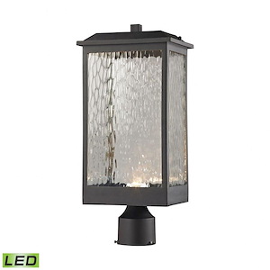 Newcastle - 6W 1 LED Outdoor Post Mount in Transitional Style with Southwestern and Rustic inspirations - 19 Inches tall and 8 inches wide - 521957