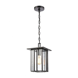 Radnor - 1 Light Outdoor Hanging Lantern in Transitional Style with Mission and Southwestern inspirations - 13 Inches tall and 8 inches wide
