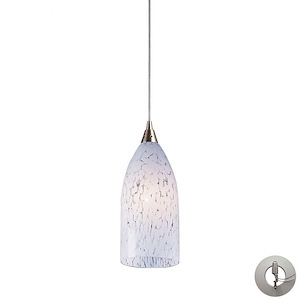Verona - 1 Light Mini Pendant in Transitional Style with Boho and Eclectic inspirations - 12 Inches tall and 5 inches wide - 16608