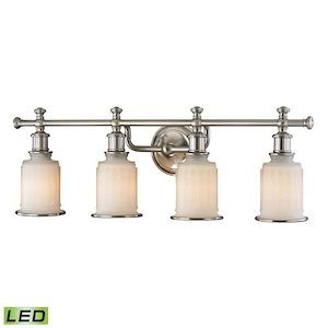 Acadia - LED Bath Bar in Traditional Style with Victorian and Modern Farmhouse inspirations - 10 Inches tall and 30 inches wide - 421976