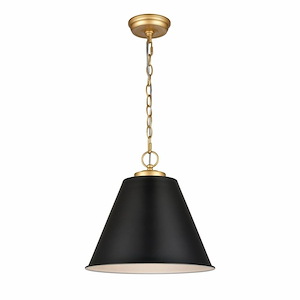 Vellus - 1 Light Pendant In Modern Style-13 Inches Tall and 14 Inches Wide