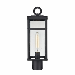 Dalton - 1 Light Outdoor Post Light In Mission Style-20 Inches Tall and 6 Inches Wide