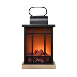 LED Fireplace In Traditional Style-10.25 Inches Tall and 6.5 Inches Wide