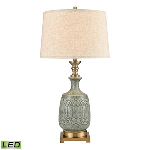 Port Ewen - 9W 1 LED Table Lamp-33 Inches Tall and 17 Inches Wide