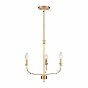 Newland - 3 Light Chandelier In Traditional Style-17.5 Inches Tall and 17 Inches Wide