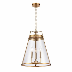 Judy - 3 Light Pendant In French Country Style-20 Inches Tall and 16 Inches Wide