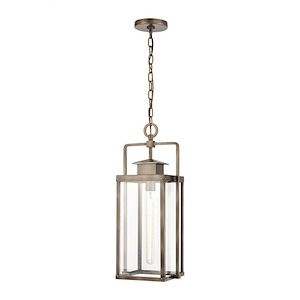 Crested Butte - 1 Light Outdoor Pendant in Transitional Style with Mission and Vintage Charm inspirations - 22 Inches tall and 9 inches wide - 921251