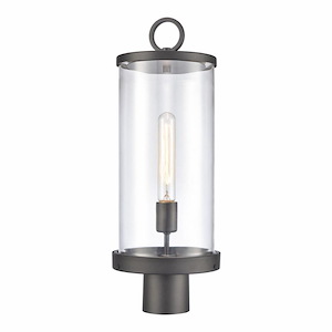 Hopkins - 1 Light Outdoor Post Light In Farmhouse Style-20.75 Inches Tall and 7.5 Inches Wide - 1284517