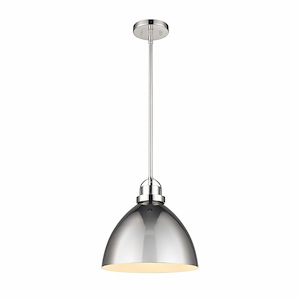 Somerville - 1 Light Pendant In Industrial Style-12.5 Inches Tall and 12 Inches Wide