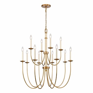 Neville - 12 Light Chandelier In Farmhouse Style-36.25 Inches Tall and 34 Inches Wide