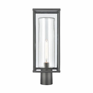 Augusta - 1 Light Outdoor Post Light In Farmhouse Style-19.5 Inches Tall and 7 Inches Wide - 1284542
