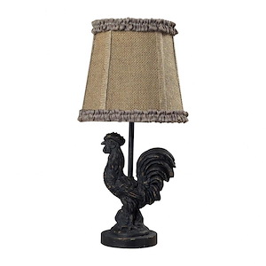 Braysford - Traditional Style w/ Country/Cottage inspirations - Composite 1 Light Table Lamp - 15 Inches tall 7 Inches wide