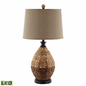 Weston - 9W 1 LED Table Lamp In Art Deco Style-29 Inches Tall and 15 Inches Wide - 1303467