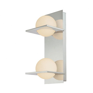 Orbit - 80W 2 LED Bath Vanity-12 Inches Tall and 5 Inches Wide - 1273770