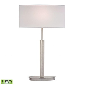 Port Elizabeth - Modern/Contemporary Style w/ Luxe/Glam inspirations - Metal 9.5W 1 LED Table Lamp - 24 Inches tall 15 Inches wide - 874647