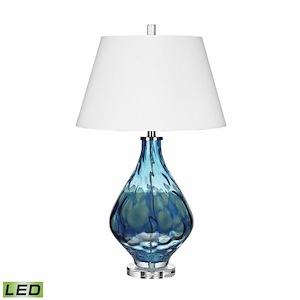 Gush - 9W 1 LED Table Lamp In Glam Style-29 Inches Tall and 18 Inches Wide