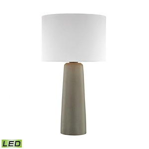 Eilat - Transitional Style w/ Coastal/Beach inspirations - Composite 9.5W 1 LED Outdoor Table Lamp - 27 Inches tall 15 Inches wide - 873379