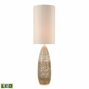 Husk - 9W 1 LED Floor Lamp In Modern Style-55 Inches Tall and 13 Inches Wide