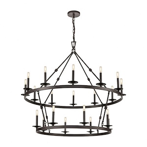 Castle - 20 Light 2-Tier Chandelier