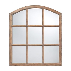 Union - Transitional Style w/ Rustic inspirations - Wood Mirror - 37 Inches tall 33 Inches wide