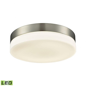 Holmby - 20W 1 LED Round Flush Mount in Modern/Contemporary Style with Art Deco and Urban/Industrial inspirations - 3 Inches tall and 11 inches wide