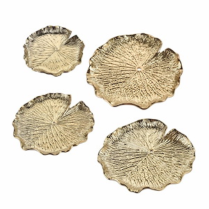 Lilypad - Bowl (Set of 4) In Transitional Style-11.25 Inches Tall and 11.25 Inches Wide