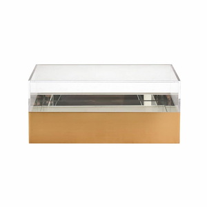Split - Rectangle Box In Modern and Contemporary Style-6 Inches Tall and 14 Inches Wide - 1119546