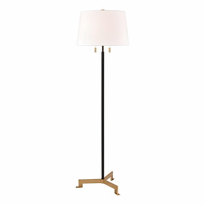 Hodges - 8W 2 LED Floor Lamp In Modern Style-62 Inches Tall and 19 Inches Wide - 1303877