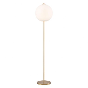 Orbital - 1 Light Floor Lamp-69 Inches Tall and 15 Inches Wide