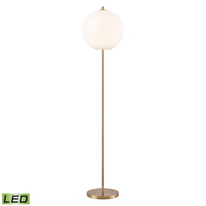 Orbital - 9W 1 LED Floor Lamp-69 Inches Tall and 15 Inches Wide