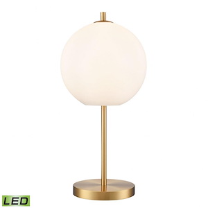 Orbital - 9W 1 LED Table Lamp-22 Inches Tall and 10 Inches Wide