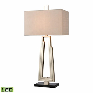 Stoddard Park - 9W 1 LED Table Lamp In Glam Style-33 Inches Tall and 17 Inches Wide - 1303729