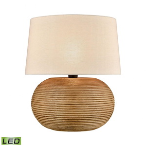 Terran - 9W 1 LED Outdoor Table Lamp In Glam Style-22 Inches Tall and 21 Inches Wide - 1303768