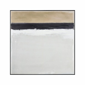 Calm II - Framed Wall Art In Transitional Style-50 Inches Tall and 50 Inches Wide