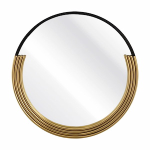 Beaman - Mirror In Transitional Style-24 Inches Tall and 24 Inches Wide