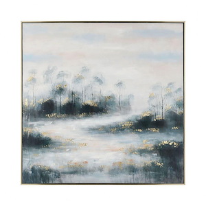 River Mist - 39.5 Inch Framed Wall Art