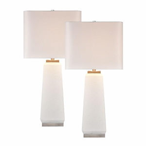 Luke - 1 Light Table Lamp (Set of 2) In Modern and Contemporary Style-34.5 Inches Tall and 16.5 Inches Wide